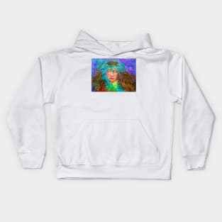 Hawaiian Hula 111 Kids Hoodie